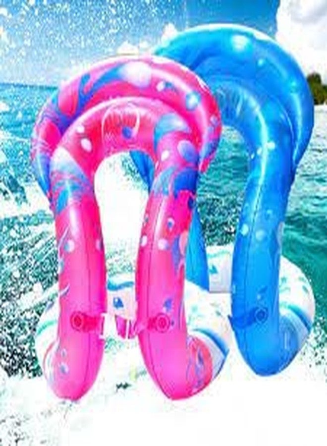 kesig® Inflatable Swimming Arm Ring for Adults and Children | Delux Swim Vest | Multi Color | L | Size - Image 3
